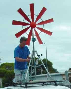 8 ft windmill decorative garden